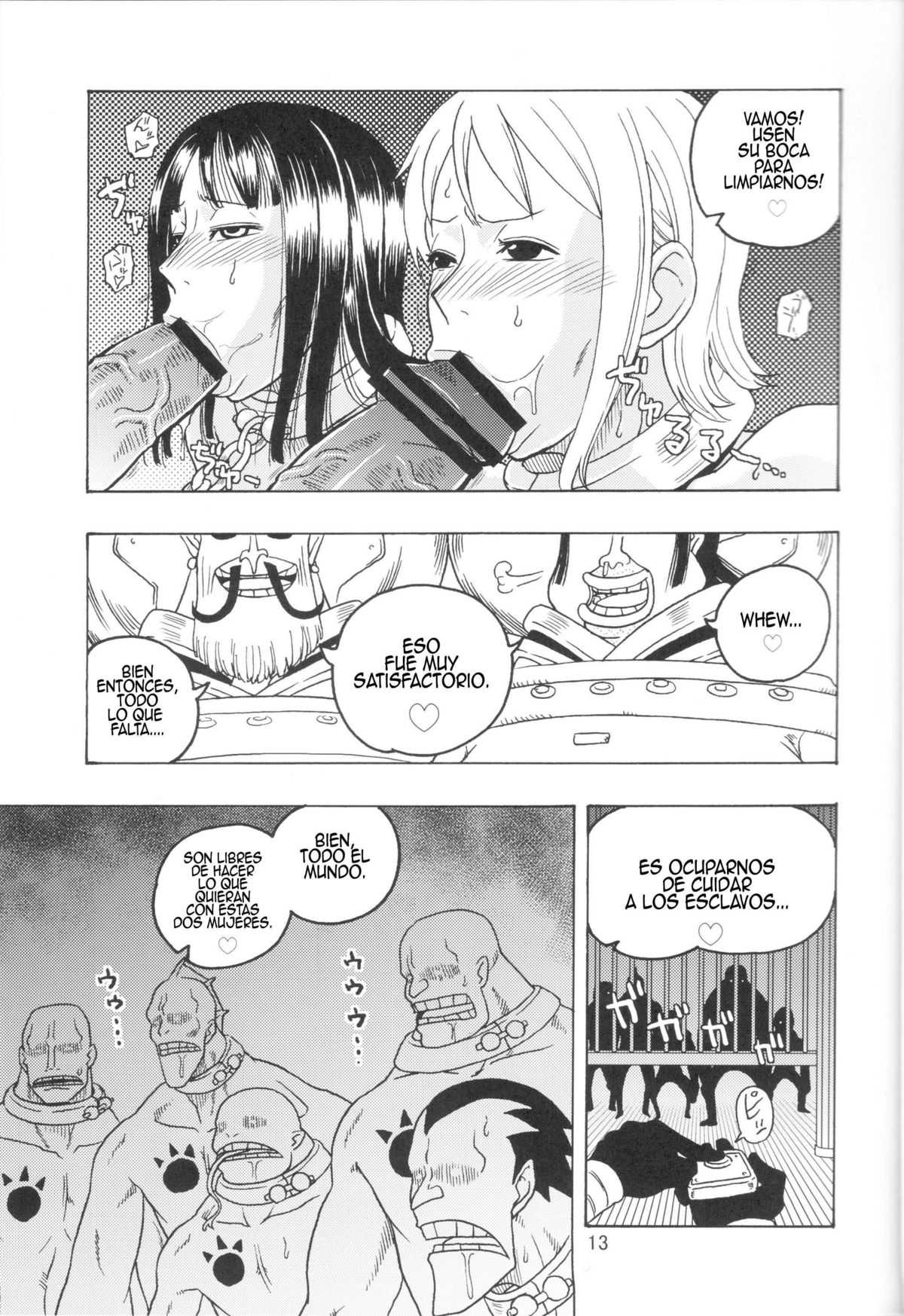(C75) [ACID-HEAD (Murata.)] Nami no Koukai Nisshi EX NamiRobi 3 (One Piece) [Spanish] (C75) [ACID-HEAD （ムラタ。）] ナミの航海日誌EX ナミロビ3 (ワンピース) [スペイン翻訳]