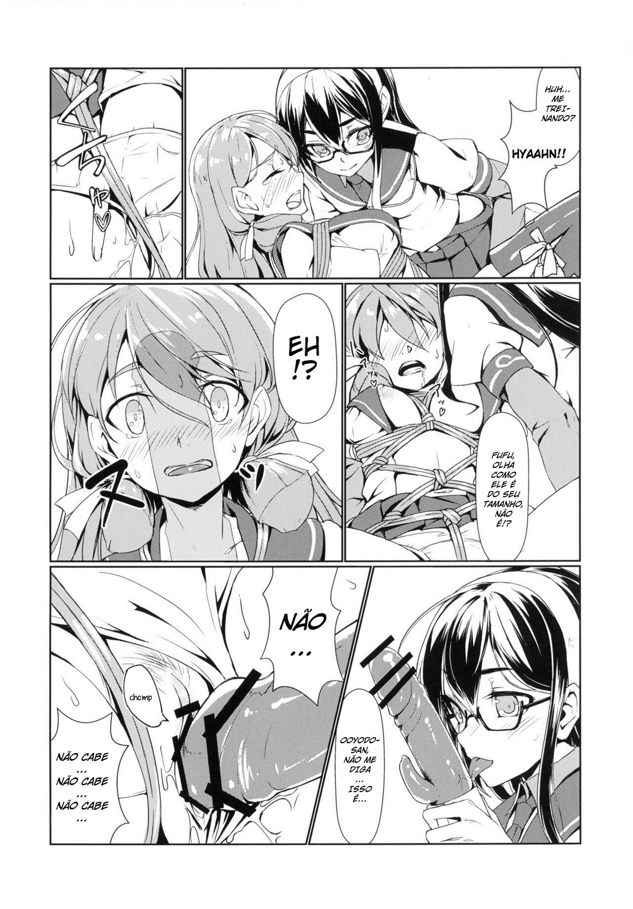 [face to face (ryoattoryo)] Ooyodo to Daily Ninmu Akashi Choukyou Hen | Daily Mission with Ooyodo: Training Akashi (Kantai Collection -KanColle-) [Portuguese-BR] [Hentai Season] [Digital] [face to face (りょう＠涼)] 大淀とデイリー任務 明石調教編 (艦隊これくしょん -艦これ-) [ポルトガル翻訳] [DL版]