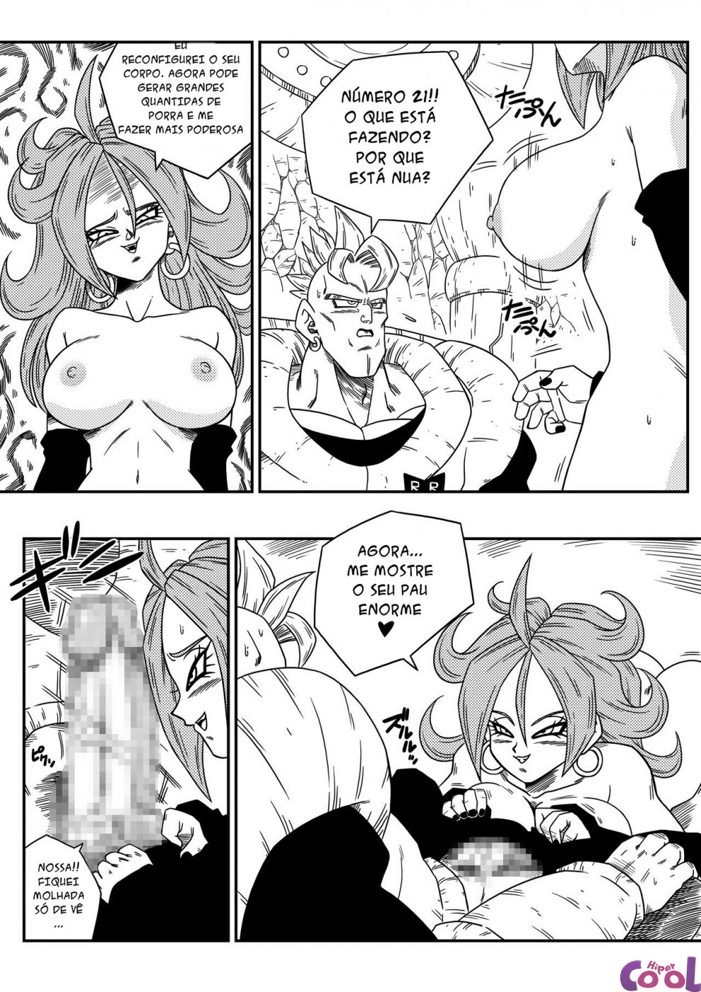 [Yamamoto] Kyonyuu Android Sekai Seiha o Netsubou!! Android 21 Shutsugen!! | Busty Android Wants to Dominate the World! (Dragon Ball FighterZ) [Portuguese-BR] {Hiper.cooL} 