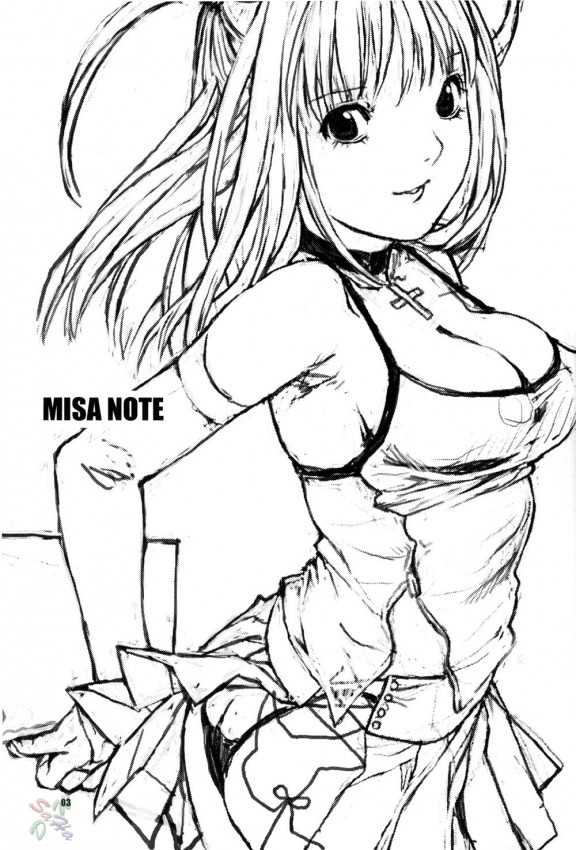 (ComiComi 7) [Nekomataya (Nekomata Naomi)] Misa Note (Death Note) [RUS] (コミコミ7) [ねこまた屋 (ねこまたなおみ)] Misa Note (デスノート)