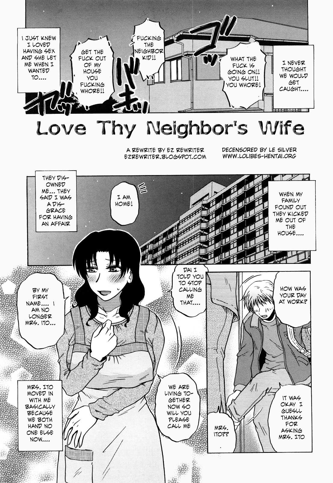 Love Thy Neighbor&#039;s Wife (english, by ezrewriter) [DECENSORED by Le Silver] 