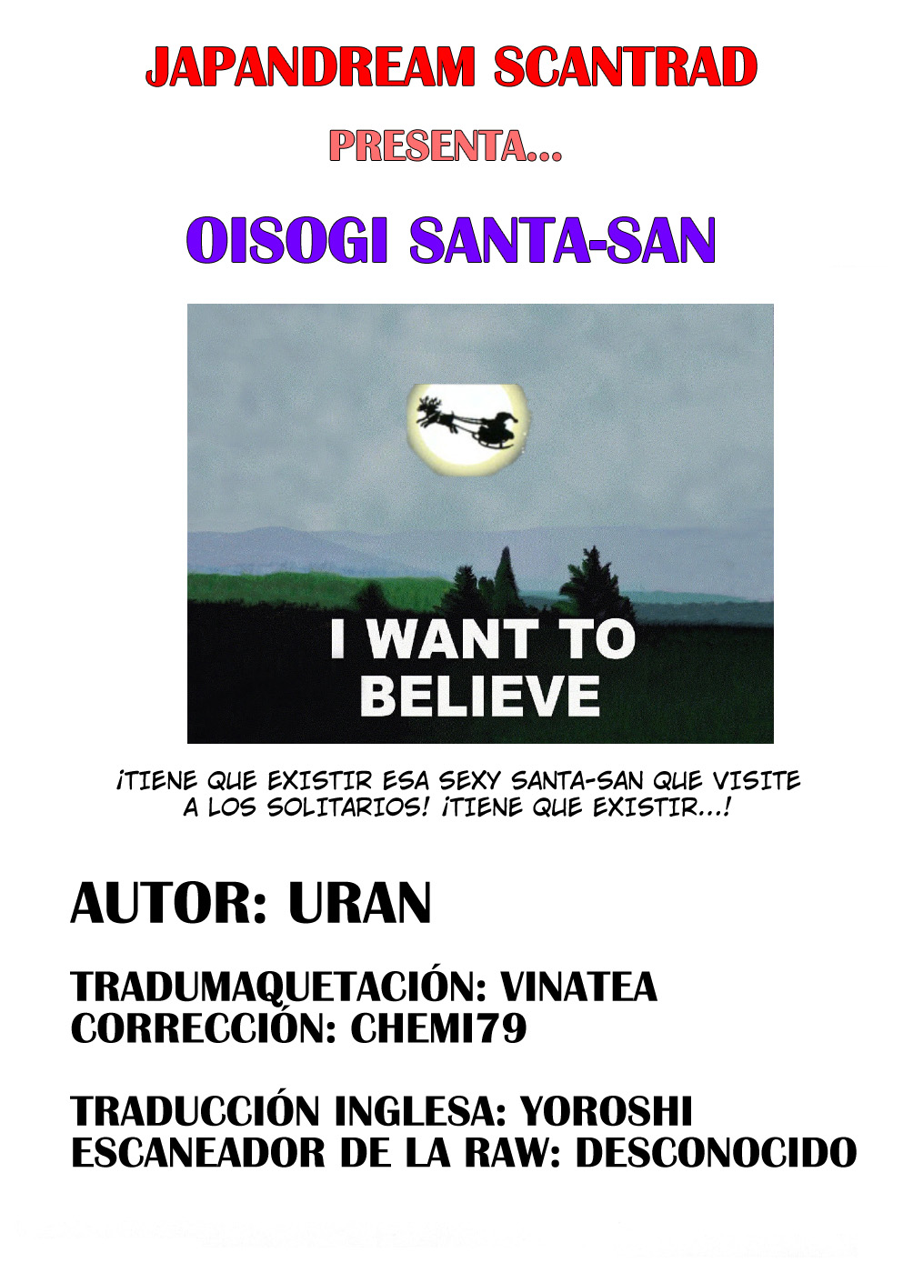 [URAN] Oisogi♡Santa-san | Santa en un apuro (COMIC Penguin Club 2010-02) [Spanish] [Japandream Scantrad] [URAN] おいそぎ♡サンタさん (COMIC ペンギンクラブ 2010年2月号) [スペイン翻訳]