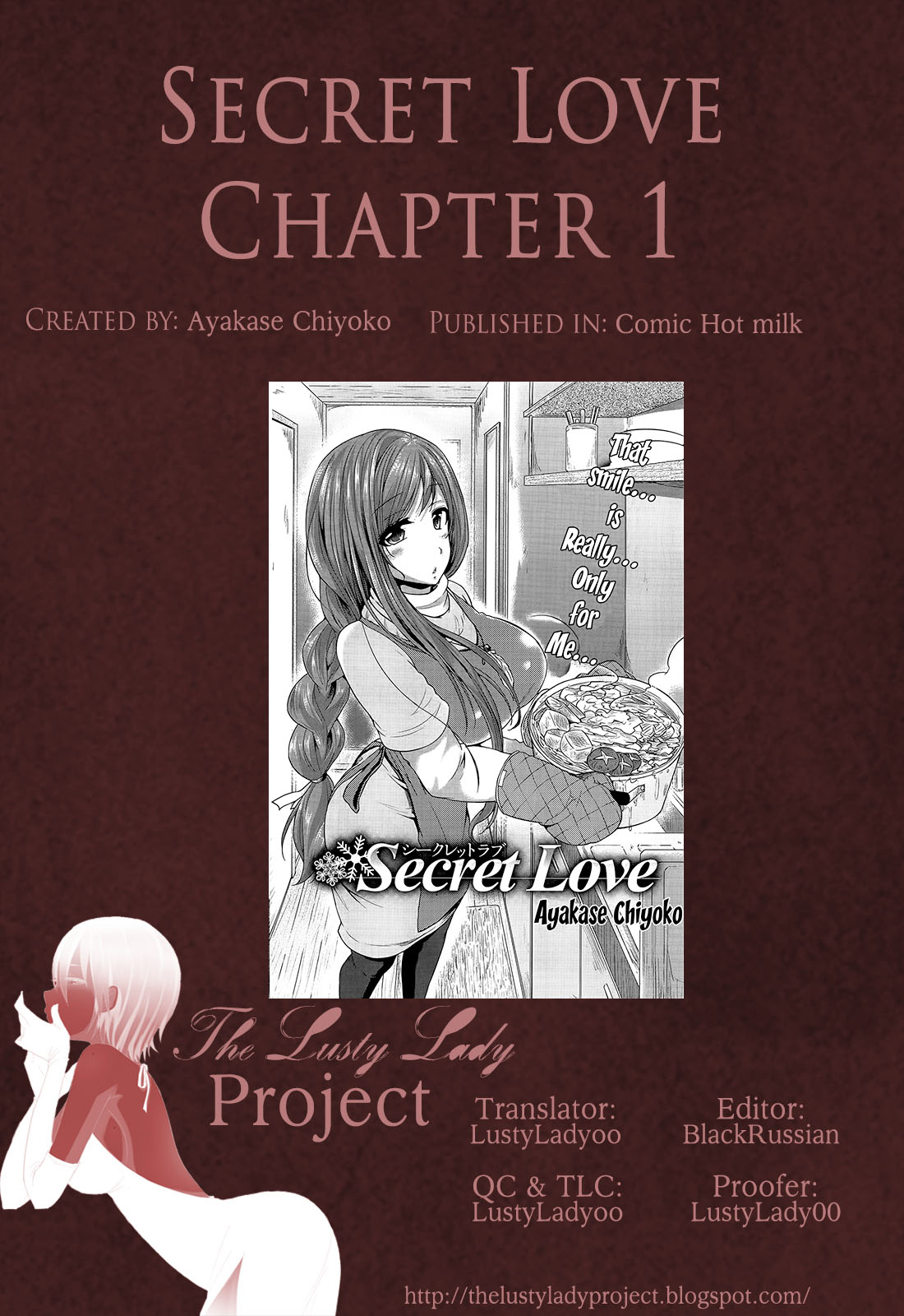 [Ayakase Chiyoko] Secret Love Ch.1 + Extra Ch.2+ 3 (Comic Hot Milk)[ENG][The Lusty Lady Project] 
