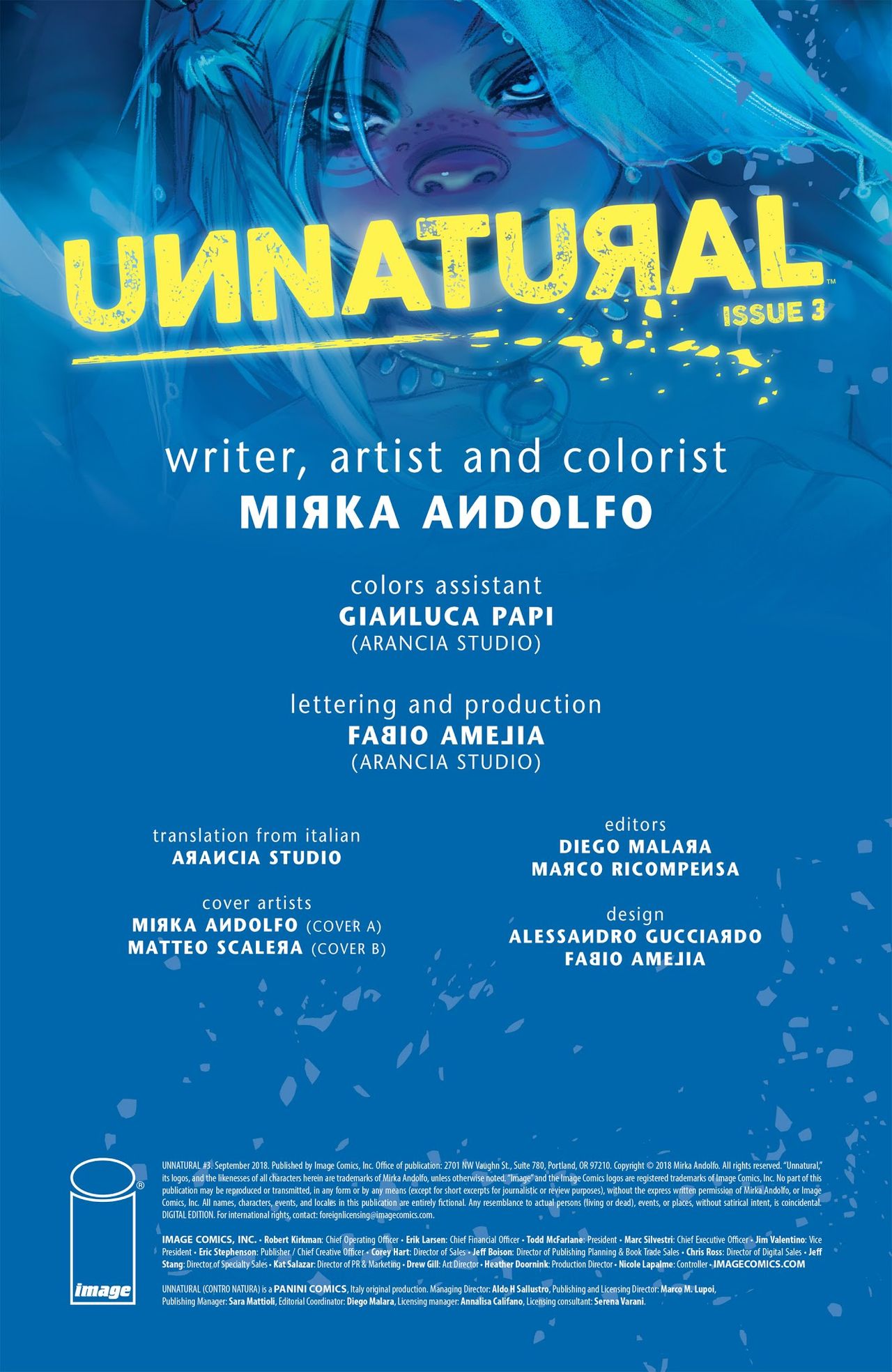 [Mirka Andolfo] Unnatural - Issue 3 [Chinese] [逃亡者x新桥月白日语社汉化] [Mirka Andolfo] Unnatural - Issue 3 [中国翻訳]