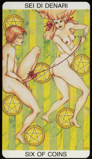 Tarocco Erotico Dei Giardini Di Priapo tarot cards 