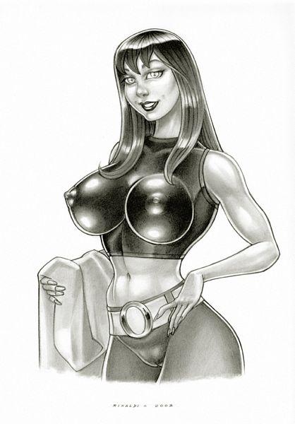 VICTOR RINALDI ART - Huge Tits drawings #13 
